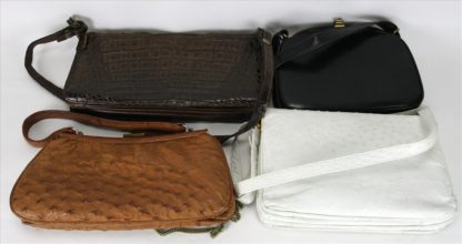 0061-Vier Vintage Handtaschen