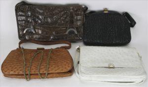 0061-Vier Vintage Handtaschen